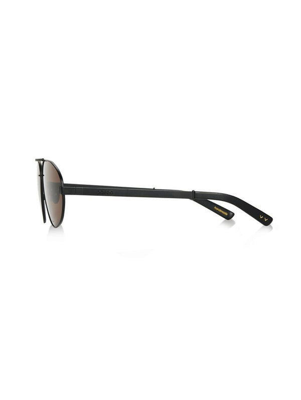 X Jordan Simek / Flight Risk / Black Metal & Brown Lens - Shade Files